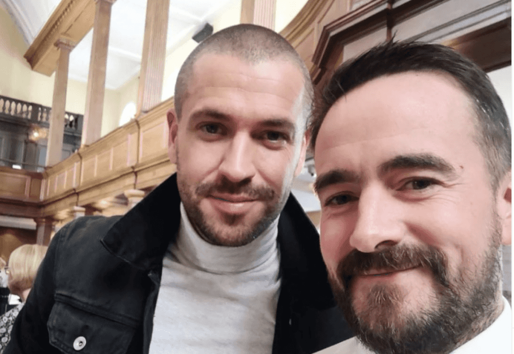 Shayne Ward Stopped Off On Mary Street For A Spot Of Lunch