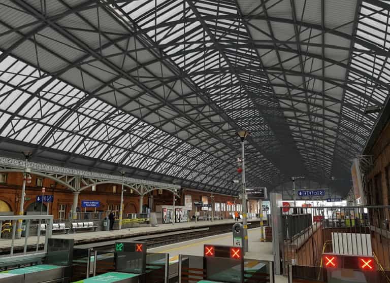 Repairs to Pearse station roof is going to cause massive disruptions to the Dart service this weekend