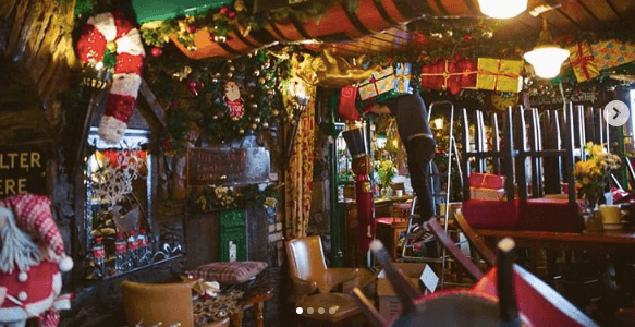 The decorations are already up in the most Christmassy pub in Dublin