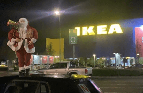 The case of the stolen Strawberry Hall Santa has taken another twist