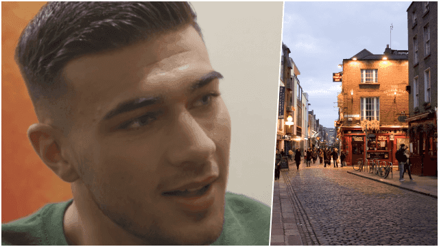 Tommy Fury reveals his favourite place to go out in Dublin