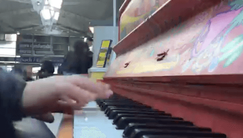 WATCH: World-renowned pianist plays at Connolly Station to oblivious rail passengers