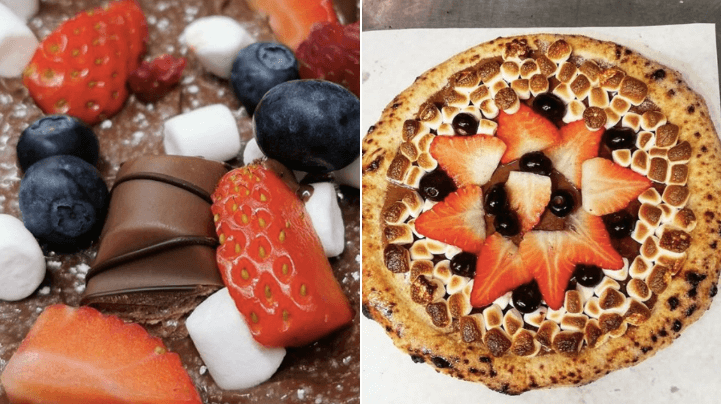 Coke Lane has launched a range of Nutella pizzas with some irresistible toppings