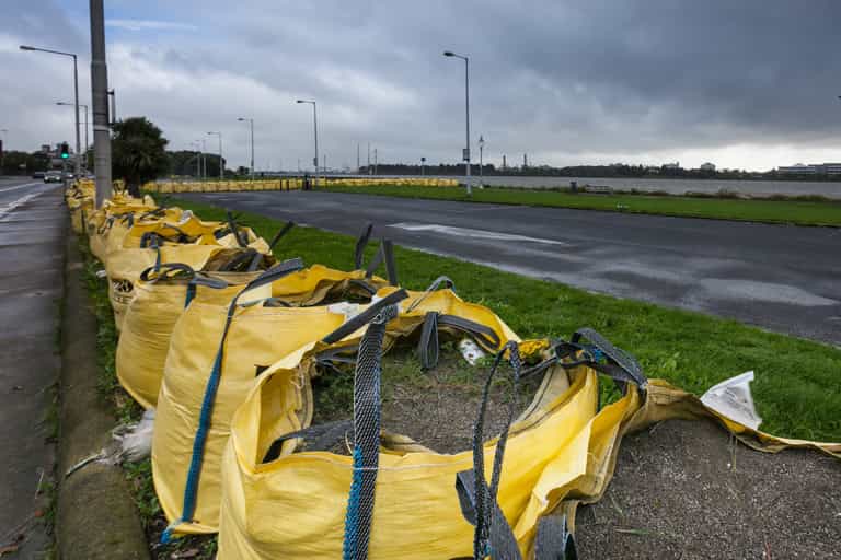 Storm Dennis forces the closure of Sandymount and Clontarf car parks for entire weekend