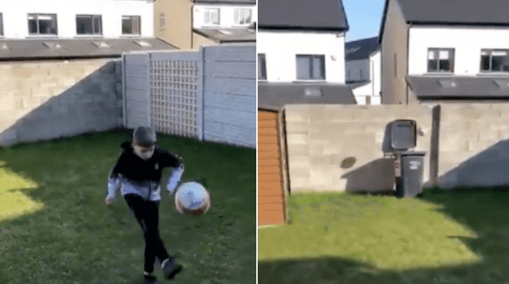 WATCH: Young Dublin footballer’s incredible overhead kick is making waves online