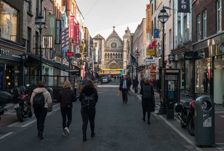 Dublin City Council will increase space for pedestrians starting from Monday