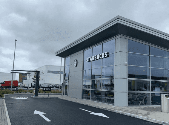 Dublin’s first drive-thru Starbucks is now open