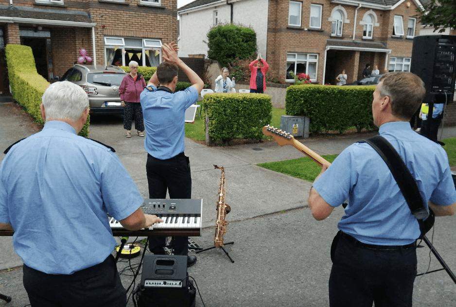 PICS: The Garda band turned up in Blanchardstown to celebrate a ‘very special birthday’