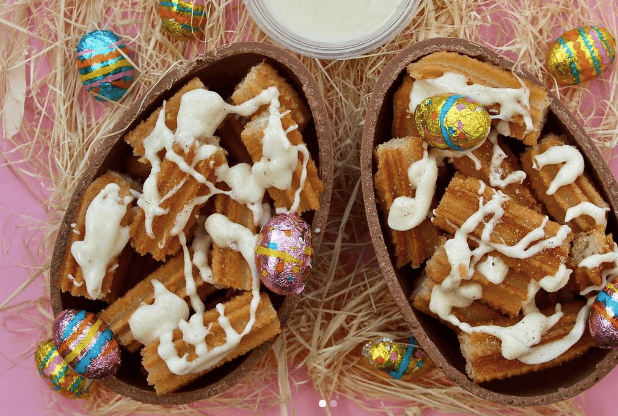 You can sink your teeth into these churro Easter Eggs this weekend