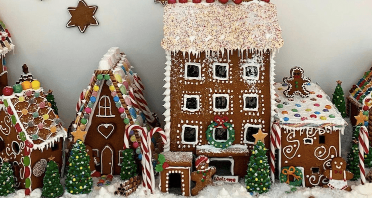 The gingerbread village at the Shelbourne is back