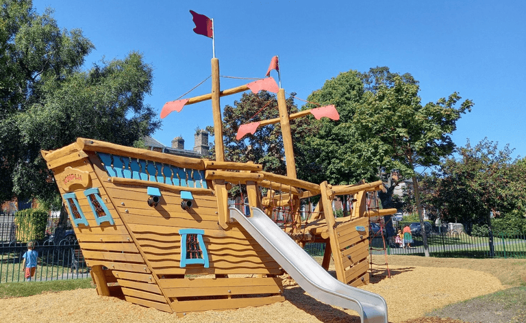 Playground reopens in D6 with communications board and other facilities Playground reopens in D6 with communications board and other facilities
