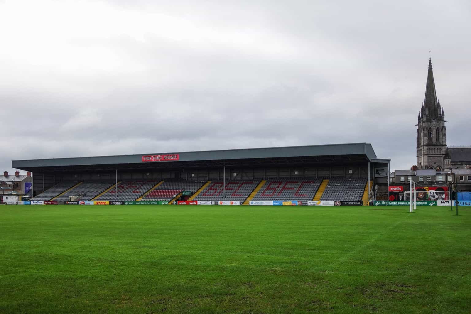 Redevelopment has gotten underway at Dalymount Park