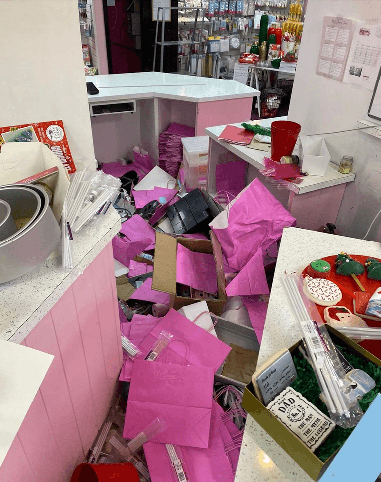 ‘They destroyed the place’ – quayside baking shop broken into over New Year