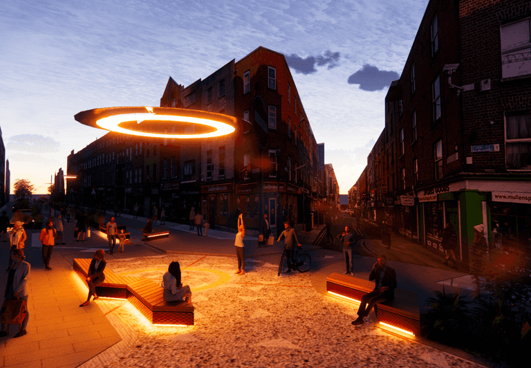 PICS: New plans for Capel Street feature a floating halo and more outdoor seating PICS: New plans for Capel Street feature a floating halo and more outdoor seating