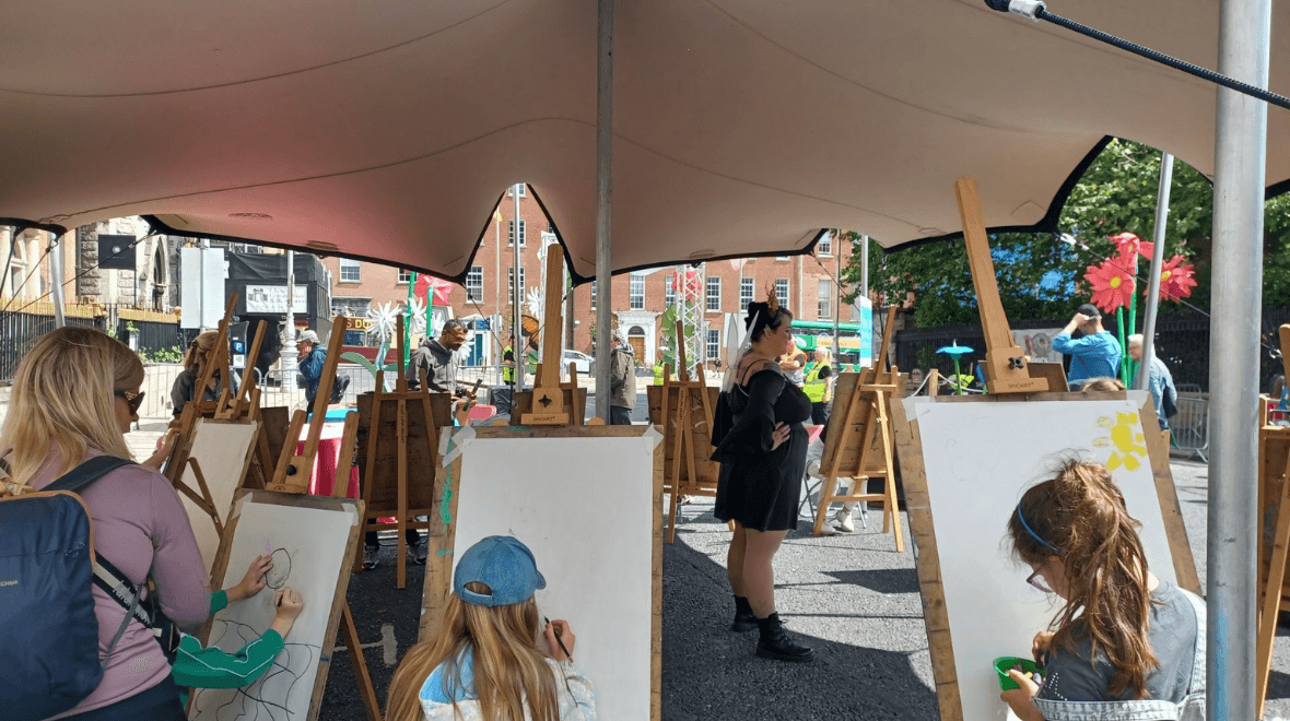 Enjoy art al fresco at this outdoor community celebration and festival in Dublin