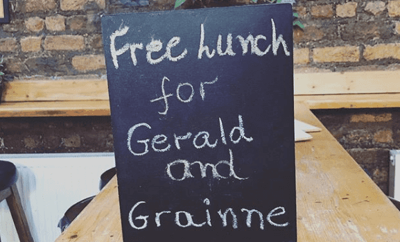 Here’s how the Geralds and Grainnes of Dublin can get a free lunch this week Here’s how the Geralds and Grainnes of Dublin can get a free lunch this week