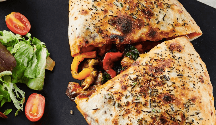 Milano has added a vegan calzone to its menu Milano has added a vegan calzone to its menu