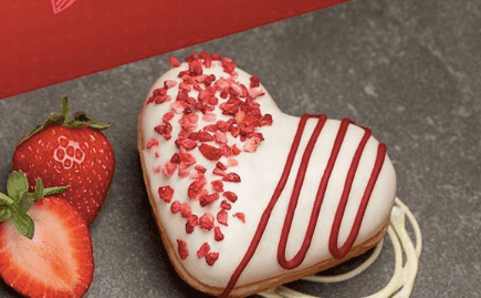 Krispy Kreme have launched three limited edition flavours for Valentine’s Day Krispy Kreme have launched three limited edition flavours for Valentine’s Day