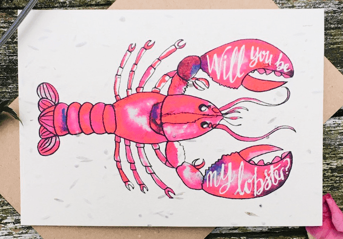 You’re my lobster: show the love with these eco-friendly plantable Valentine’s cards You’re my lobster: show the love with these eco-friendly plantable Valentine’s cards