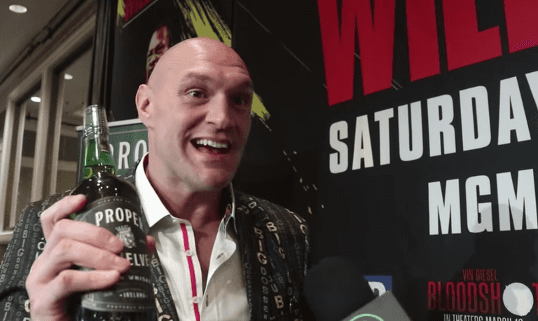 Conor McGregor gifted Tyson Fury Irish whiskey ahead of fight Conor McGregor gifted Tyson Fury Irish whiskey ahead of fight