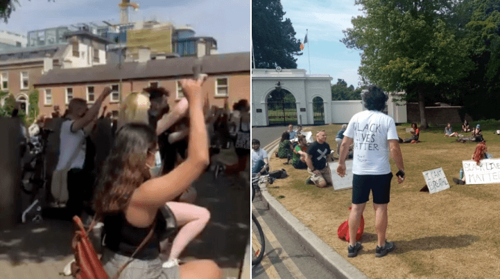 PICS: People gather in Dublin in support of Black Lives Matter movement PICS: People gather in Dublin in support of Black Lives Matter movement