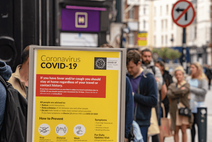 There will be strict new queuing measures in place at Dublin shops from Monday There will be strict new queuing measures in place at Dublin shops from Monday