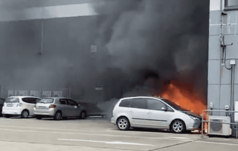 Dublin Fire Brigade dealing with a blaze in Carrickmines retail park Dublin Fire Brigade dealing with a blaze in Carrickmines retail park