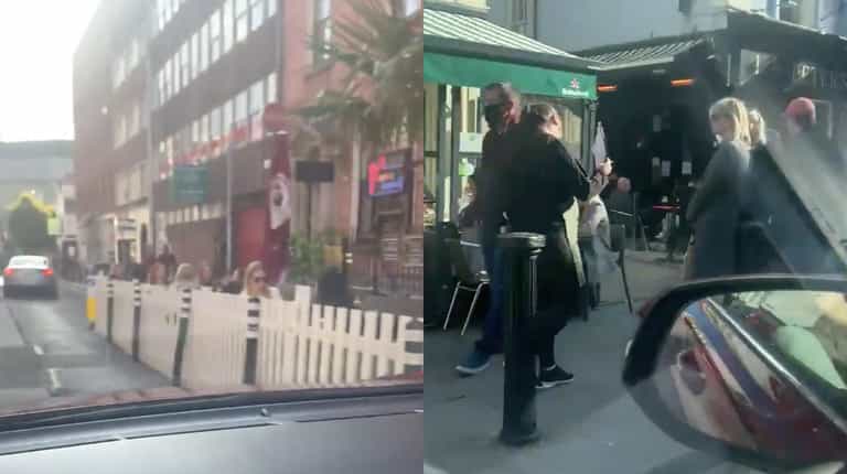 Mixed online reactions to video showing people out and about on South William Street this weekend Mixed online reactions to video showing people out and about on South William Street this weekend