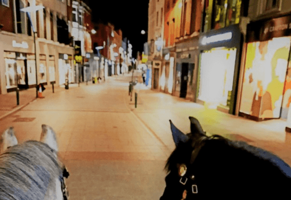 Gardaí confirm that Grafton Street was ‘very quiet’ last night as Level 5 kicked in Gardaí confirm that Grafton Street was ‘very quiet’ last night as Level 5 kicked in
