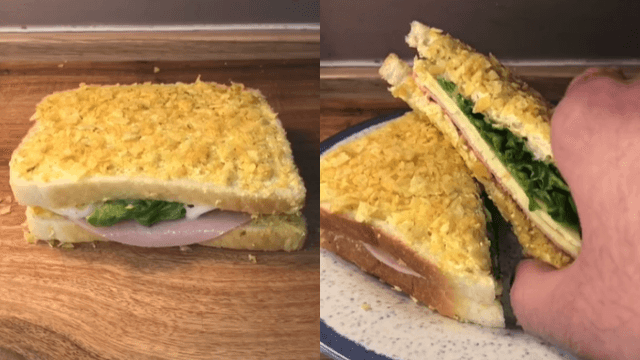 TikToker takes the crisp sambo to another level TikToker takes the crisp sambo to another level