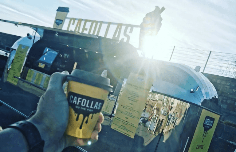 A new ice cream and coffee spot has landed on Dun Laoghaire pier A new ice cream and coffee spot has landed on Dun Laoghaire pier