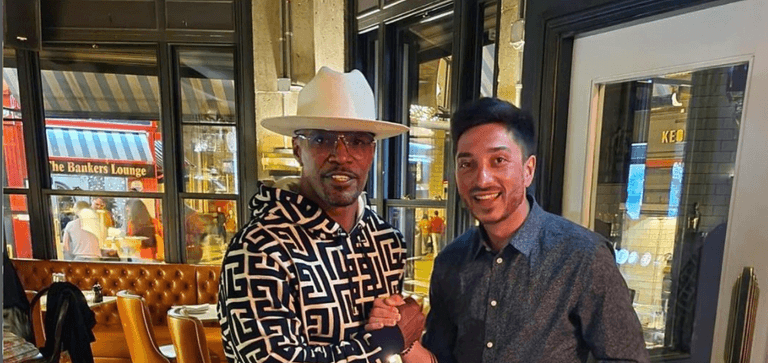 Jamie Foxx spotted at Dublin restaurant over the weekend Jamie Foxx spotted at Dublin restaurant over the weekend